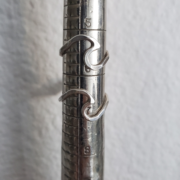 Sterling silver wave ring - Picture 3 of 5